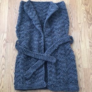 Handmade knit vest